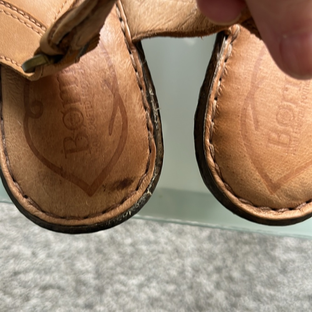 Born Women's Tan Leather Sandals size 8 - Picture 12 of 14